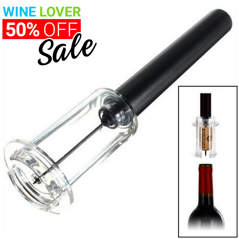 Eekhoorn zwaard Toestand Air Pressure Wine Bottle Opener – GadgetGifter