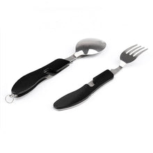 4-in-1 Folding Spoon Fork Knife & Bottle Opener