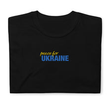 Peace for Ukraine Short-Sleeve Unisex T-Shirt
